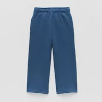 Okie Dokie Toddler & Little Boys Fleece Wide Leg Regular Fit Pull-On Pant