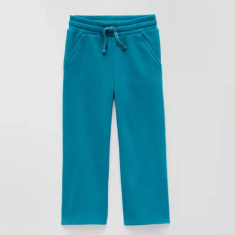 Okie Dokie Toddler & Little Girls Wide Leg Regular Fit Pull-On Pant