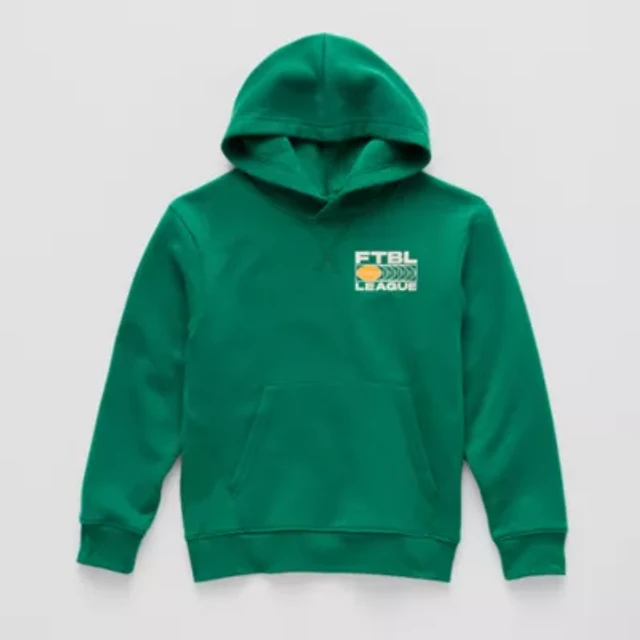 Xersion Little Big Kid Boys Long Sleeve Fleece Active Hoodie at