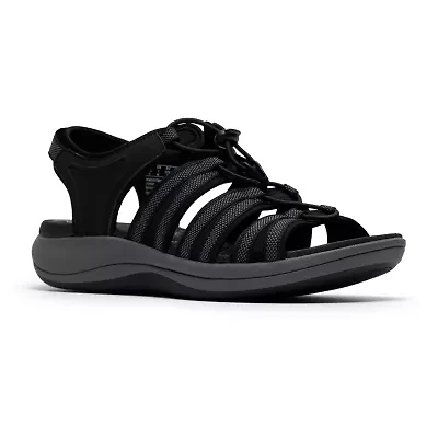 Clarks Cloudsteppers Womens Mira Mabel Adjustable Strap Flat Sandals