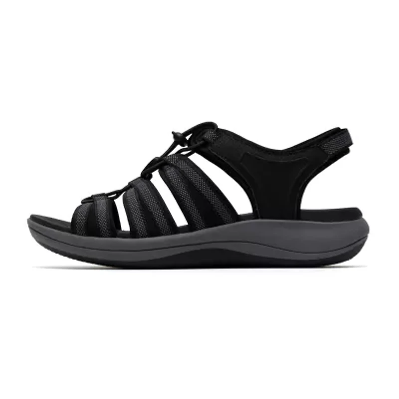 Clarks Cloudsteppers Womens Mira Mabel Adjustable Strap Flat Sandals