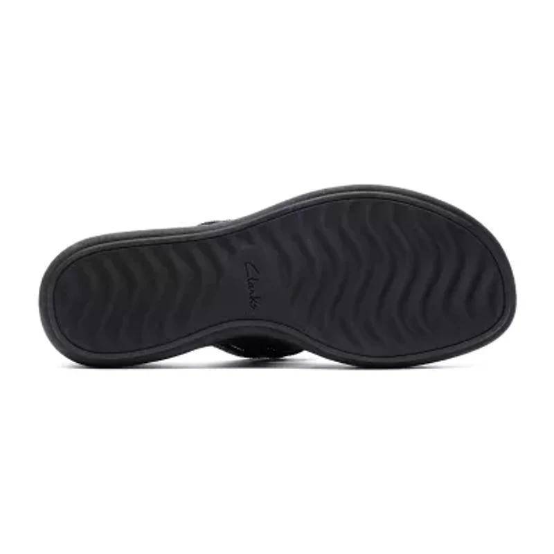 Clarks Cloudsteppers Womens Drift Gem Wedge Sandals