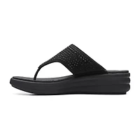 Clarks Cloudsteppers Womens Drift Jaunt Wedge Sandals