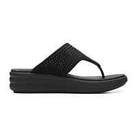 Clarks Cloudsteppers Womens Drift Jaunt Wedge Sandals