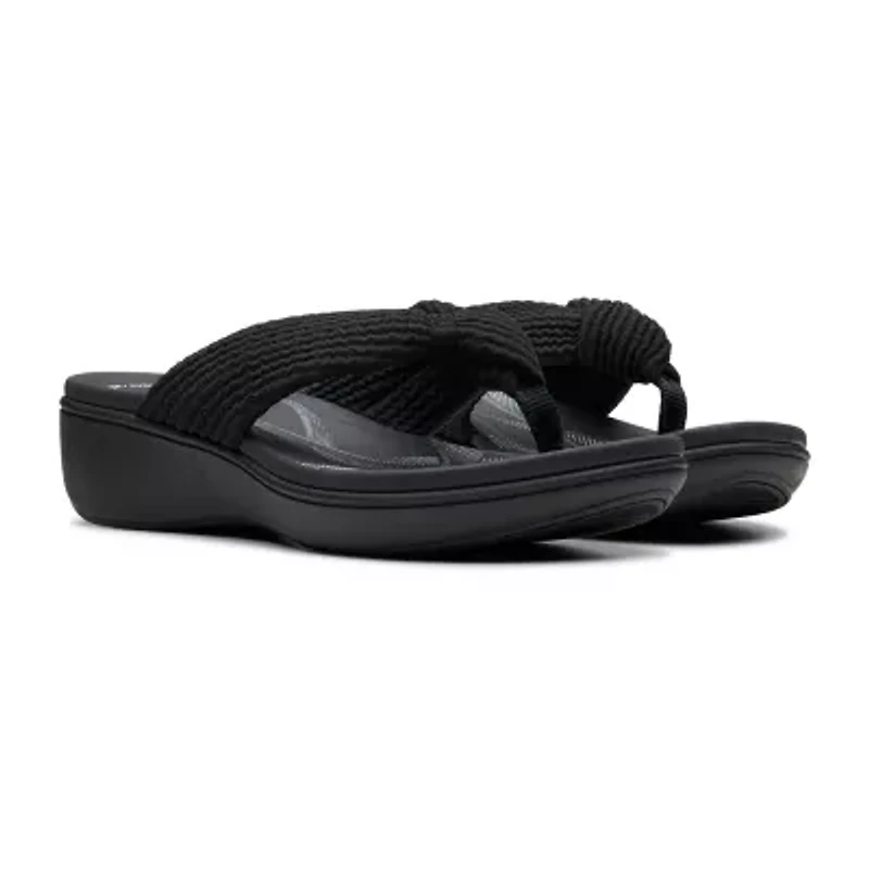 Clarks Cloudsteppers Womens Breezerae Erin Wedge Sandals