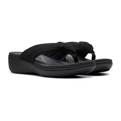 Clarks Cloudsteppers Womens Breezerae Erin Wedge Sandals