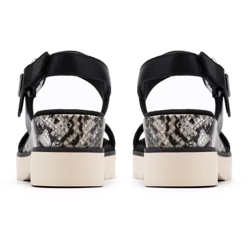 Clarks Womens Diaz Rose Wedge Sandals