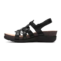 Clarks Womens Calenne Gracie Wedge Sandals