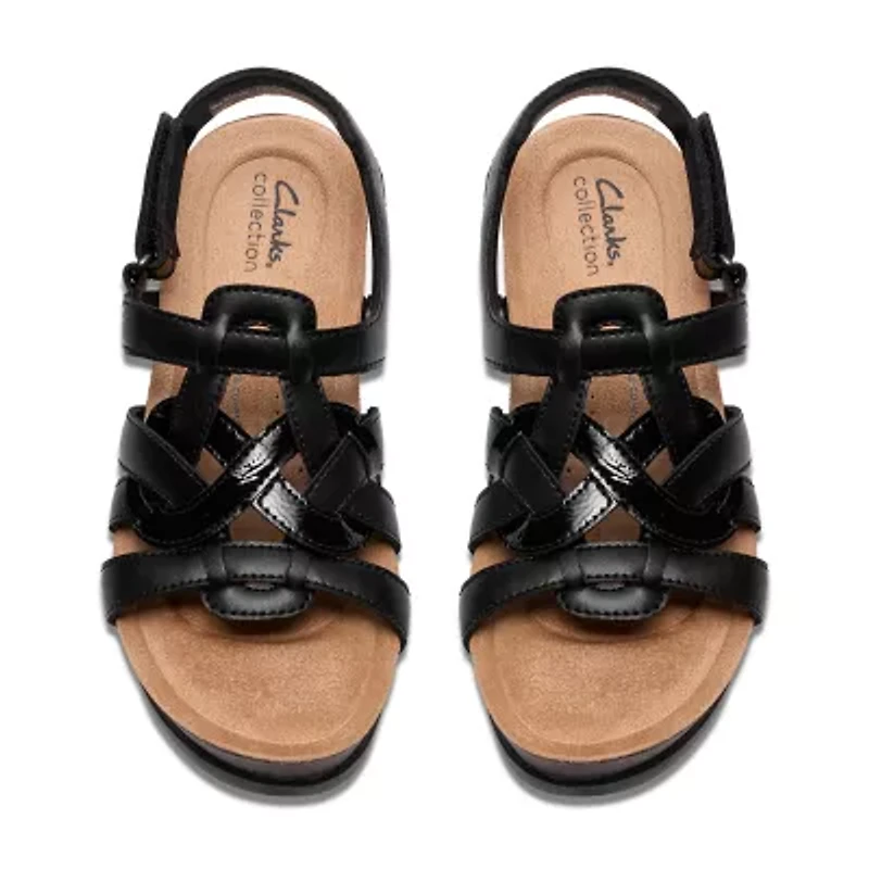 Clarks Womens Calenne Gracie Wedge Sandals