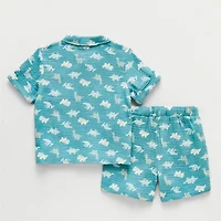 Little Stitch Baby Boys 3-pc. Short Set