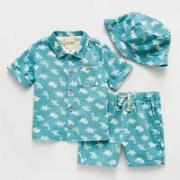 Little Stitch Baby Boys 3-pc. Short Set