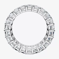 (F-G /Vs1-Vs2) Unisex Adult 5MM 6 CT. T.W. Lab Grown White Diamond 14K Gold Eternity Wedding Band