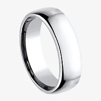 Mens Comfort Fit 6.5mm Polished Cobalt Wedding Band