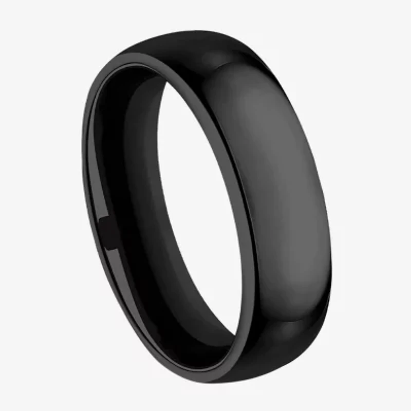 Mens 6MM Titanium Wedding Band
