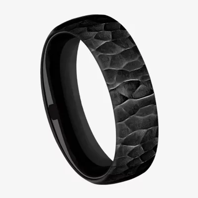 Mens 6.5MM Titanium Wedding Band