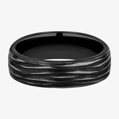 Mens 6.5MM Titanium Wedding Band