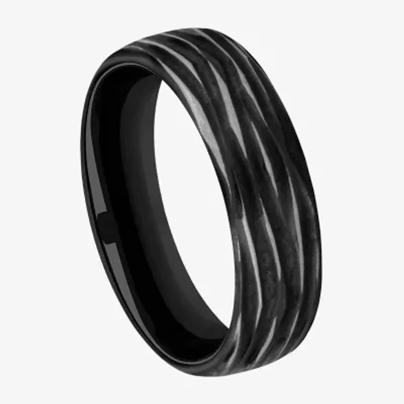 Mens 6.5MM Titanium Wedding Band