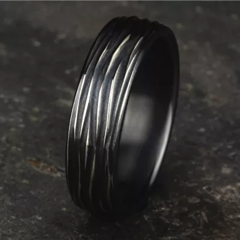 Mens 6.5MM Titanium Wedding Band