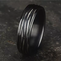 Mens 6.5MM Titanium Wedding Band
