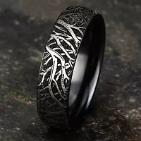 Mens 6.5MM Titanium Wedding Band