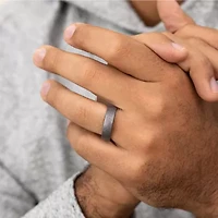 Mens 6.5MM Tantalum Wedding Band