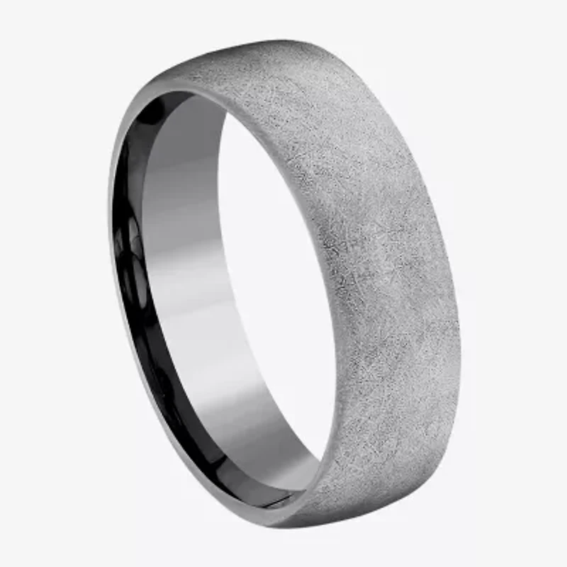 Mens 6.5MM Tantalum Wedding Band