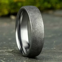 Mens 6.5MM Tantalum Wedding Band