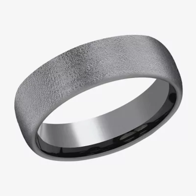 Mens 6.5MM Tantalum Wedding Band