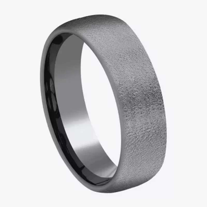 Mens 6.5MM Tantalum Wedding Band