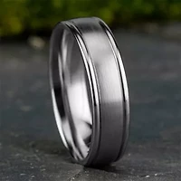 Mens Platinum 6mm Comfort-Fit Wedding Band