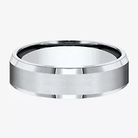 Mens Platinum 6mm Comfort-Fit Wedding Band
