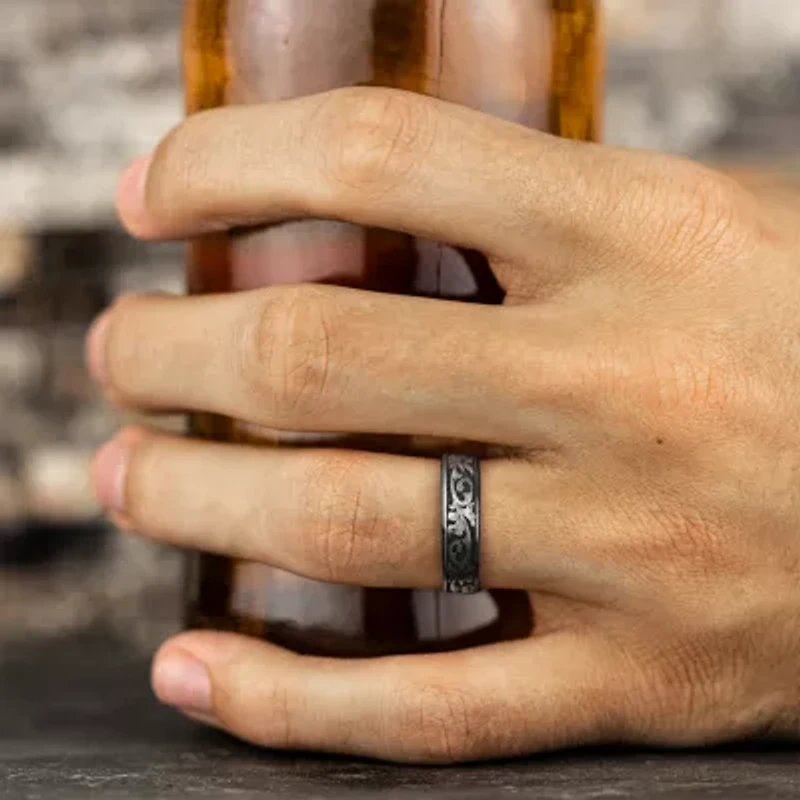 Mens 6.5MM Titanium Wedding Band