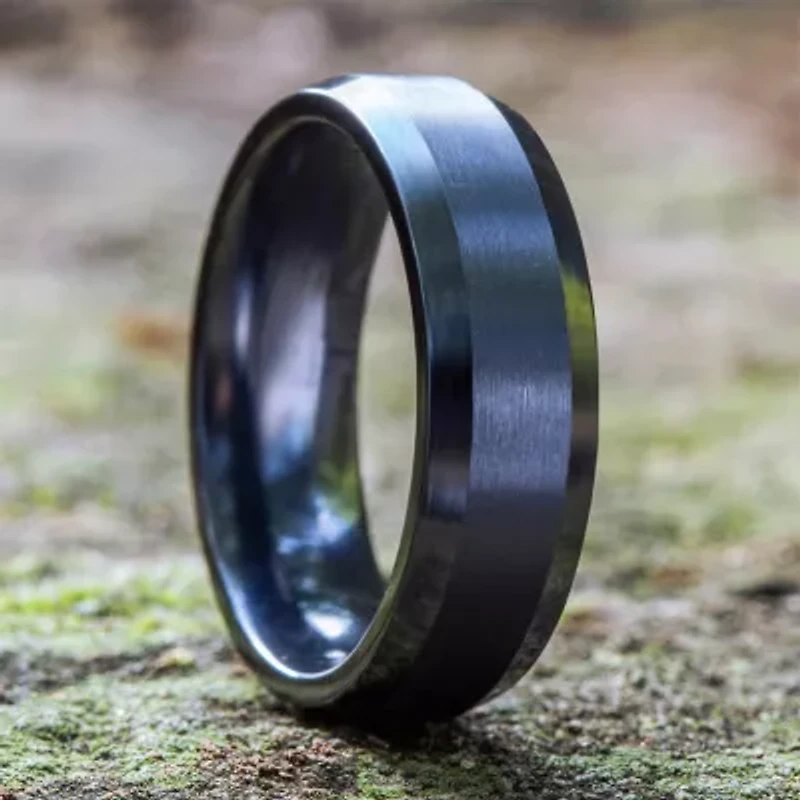 Mens 7MM Titanium Wedding Band