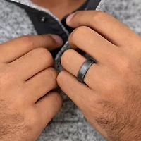 Mens 6.5MM Tantalum Wedding Band