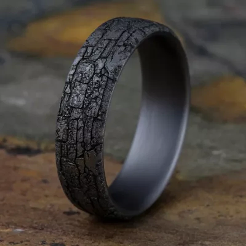 Mens 6.5MM Tantalum Wedding Band