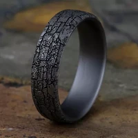 Mens 6.5MM Tantalum Wedding Band