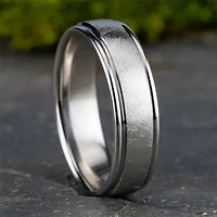 Mens 6.5MM Cobalt Wedding Band