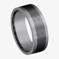 Mens 8MM Tantalum Titanium Wedding Band