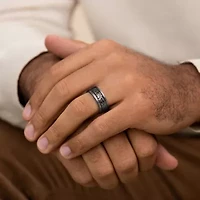 Mens 8MM Tantalum Titanium Wedding Band