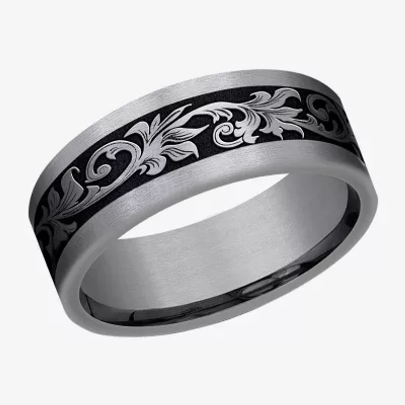 Mens 8MM Tantalum Titanium Wedding Band