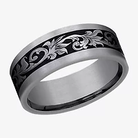 Mens 8MM Tantalum Titanium Wedding Band