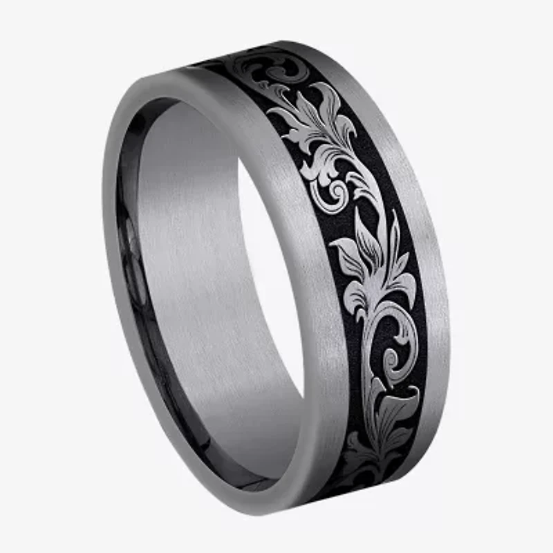 Mens 8MM Tantalum Titanium Wedding Band