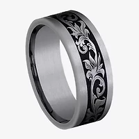 Mens 8MM Tantalum Titanium Wedding Band