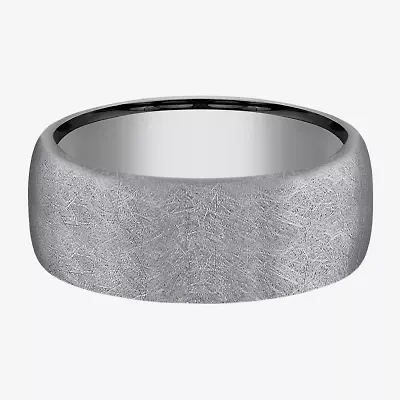Mens 8MM Tantalum Wedding Band