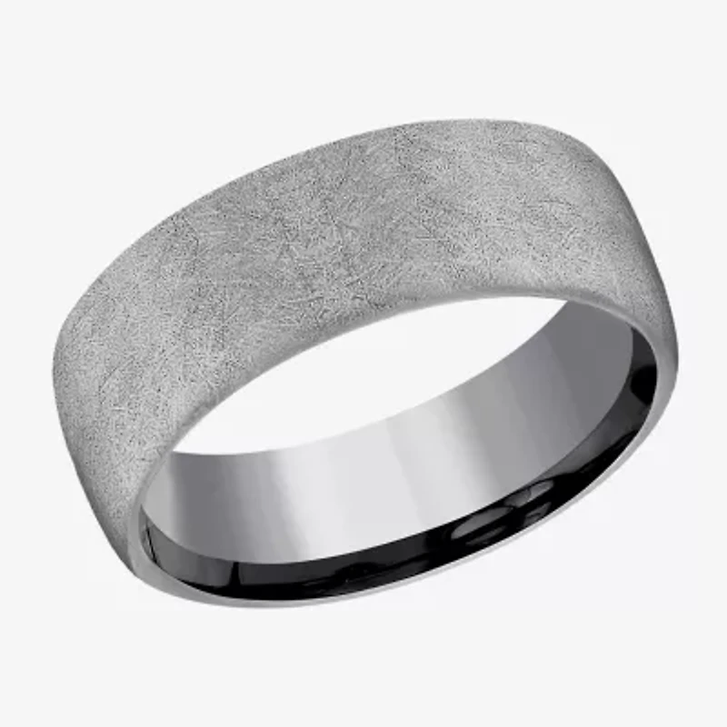 Mens 8MM Tantalum Wedding Band