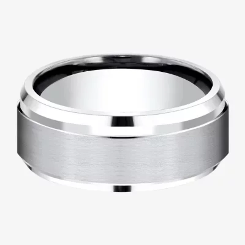 Mens 9mm Cobalt Wedding Band
