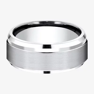 Mens 9mm Cobalt Wedding Band