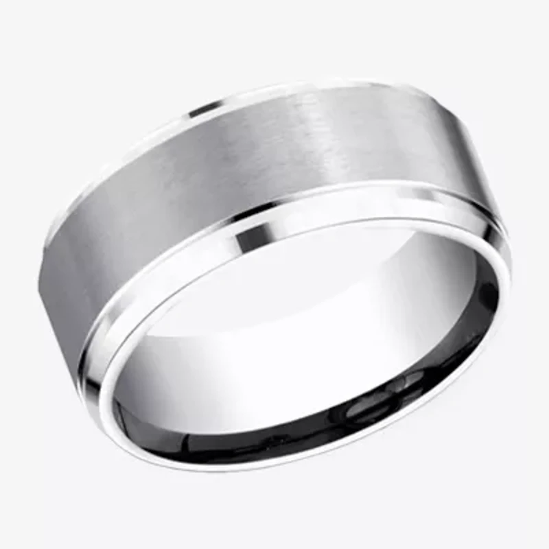 Mens 9mm Cobalt Wedding Band
