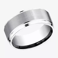Mens 9mm Cobalt Wedding Band