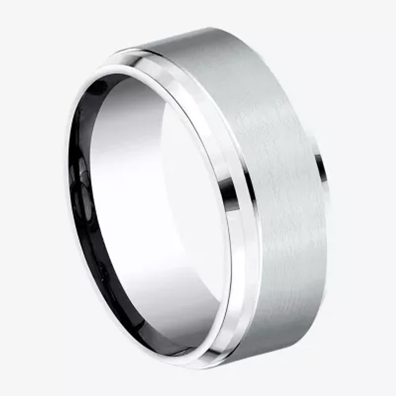 Mens 9mm Cobalt Wedding Band